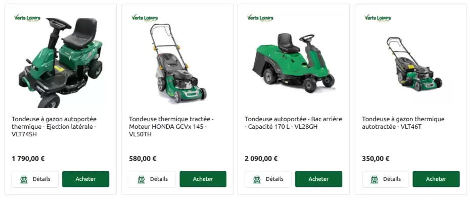Verts Loisirs (valable jusqu'au 31-10)