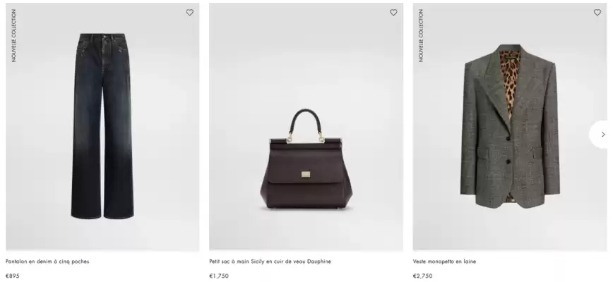 Dolce & Gabbana (valable jusqu'au 31-10)