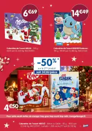 Catalogue b&m page 11: KINDER Calendrier €14,49, MILKA Calendrier de l'avent €6,69