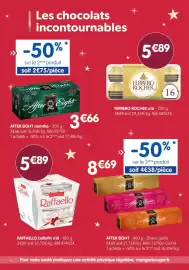 Catalogue b&m page 16: Raffaello €89,00, After Eight €4,38