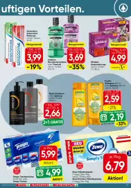 Spar Flugblatt Seite 19: Whiskas Katzenfutter €4,99, Listerine Mundspülung Basis oder Premium €3,69