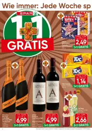 Spar Flugblatt Seite 4: TUC Cracker €1,14, Artner Zweigelt Carnuntum DAC €4,99