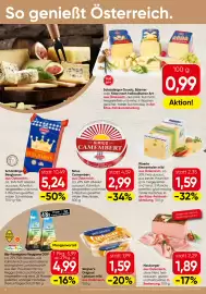 Spar Flugblatt Seite 6: Neuburger aus Österreich €1,89, Bio-Parmigiano Reggiano DOP €4,99