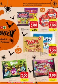 Spar Flugblatt Seite 9: Celebrations €5,99, Haribo Kinder-Party Minis €2,99