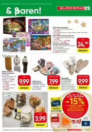 Eurospar Flugblatt Seite 15: AlpakaAlm Schuheinlagen €9,99, Lego City Adventskalender €24,99