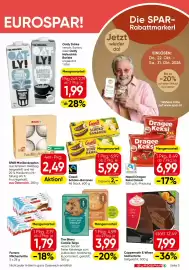 Eurospar Flugblatt Seite 5: Casali Schokobananen €5,99, Napoli XXL Dragee Keksi €6,99