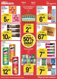 ABC Lavpris tilbudsavis uge 43 Side 3: Nordthy Mini Riskiks €5,00, Carletti Dragé €7,49
