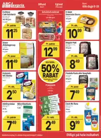 ABC Lavpris tilbudsavis uge 43 Side 5: Duck WC Rens €9,99, Pastella Pasta eller Spaghetti €7,49