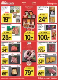 ABC Lavpris tilbudsavis uge 43 Side 6: Jensens Pulled Pork €33,33, XL Engelske Bøffer af Tyksteg €199,00