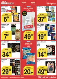 ABC Lavpris tilbudsavis uge 43 Side 8: Gestus Æbleskiver €14,98, Mou Kødboller €34,98