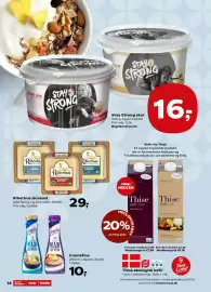 SuperBrugsen tilbudsavis uge 43 Side 16: Riberhus skiveost €29,00, Cremefine €10,00