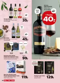 SuperBrugsen tilbudsavis uge 43 Side 28: Jam Shed €45,00, Blue Nun Riesling eller Piccini Appassimento i boks €119,00