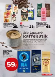 SuperBrugsen tilbudsavis uge 43 Side 31: Nescafé specialiteter eller Fredsted Chai Latté €25,00, Yogi te €28,00