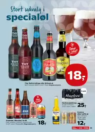SuperBrugsen tilbudsavis uge 43 Side 33: Thy, Refsvindinge eller Ørbæk øl €18,00, Corona eller Leffe øl €12,00