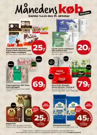 SuperBrugsen tilbudsavis uge 43 Side 34: Lambi classic toiletpapir eller køkkenrulle €20,00, Magnum is €25,00