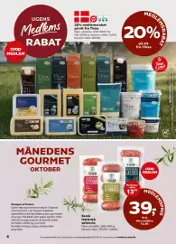 SuperBrugsen tilbudsavis uge 43 Side 6: Fersk italiensk salsiccia €39,00, 20% medlemsrabat på alt fra Thise €20,00