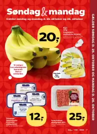 SuperBrugsen tilbudsavis uge 43 Side 7: Coop hakket oksekød 35% €25,00, Graasten Sønderjyske Fristelser pålægssalat €12,00