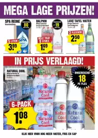 Dirck 3 folder week 43 Pagina 14: Spa reine €3,99, Dalphin Mineraalwater koolzuurhoudend €1,69