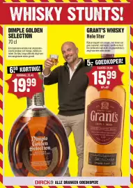 Dirck 3 folder week 43 Pagina 4: Dimple Golden Selection Whisky €19,99, Grant's Triple Wood blended Whisky €15,99