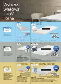 JYSK gazetka Strona 12: Topmaterac WELLPUR GULEN €395,00, Materac piankowy WELLPUR KVITA €700,00
