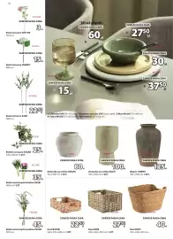 JYSK gazetka Strona 18: Bukiet sztucznych kwiatów FRANZ €45,00, Kosz EIRIK €27,50