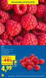 Lidl gazetka tydzień 43 Strona 10: Maliny €4,99