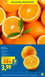 Lidl gazetka tydzień 43 Strona 11: Pomarańcze deserowe luzem €3,99