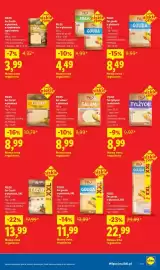 Lidl gazetka tydzień 43 Strona 15: Ser Carski w plastrach w opakowaniu typu koperta Pilos €3,99