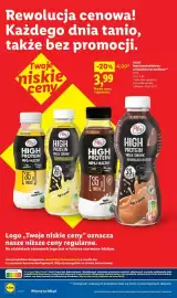 Lidl gazetka tydzień 43 Strona 16: Napój wysokobiałkowy czekoladowy Pilos €3,99