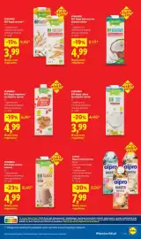 Lidl gazetka tydzień 43 Strona 19: BIO Napój migdałowy bez dodatku cukrów Vemondo €4,99
