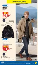 Lidl gazetka tydzień 43 Strona 41: Parka męska €89,99, Kurtka pikowana męska €79,99