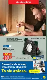 Lidl gazetka tydzień 43 Strona 43: Reflektor roboczy 2000lm Parkside €49,99
