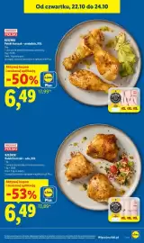 Lidl gazetka tydzień 43 Strona 5: Polski kurczak podudzia XXL Rzeźnik €6,49, Polski kurczak uda XXL Rzeźnik €6,49