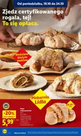 Lidl gazetka tydzień 43 Strona 50: Rogal świętomarciński Piekarnia Lidla €5,99