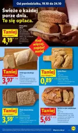 Lidl gazetka tydzień 43 Strona 53: Bułka fitness €0,89, Chleb słonecznikowy €3,59