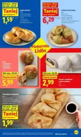 Lidl gazetka tydzień 43 Strona 55: Croissant pistacjowy €6,29, Drożdżówka z budyniem €1,99