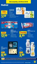 Lidl gazetka tydzień 43 Strona 63: Mleczna kanapka owoce leśne 5-pak Kinder €8,99