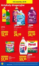 Lidl gazetka tydzień 43 Strona 98: Płyn do prania Perwoll €34,99, Płyn do WC Citrus Fresh Domestos €12,49
