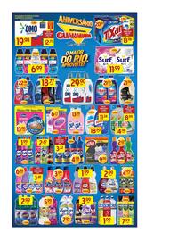 Encarte Supermercados Guanabara Página 12: Limpador Perfumado Casafior €1,99, Multituso uau lavanda €9,90
