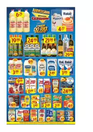 Encarte Supermercados Guanabara Página 3: Maionese pramesa trad €3,99, Passata italiana tutto trad. suprema ou ottima €9,99