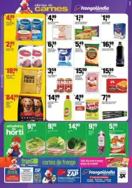 Encarte Frangolândia Página 2: Leite em pó itambé integral sachê €6,39, Linguiça para churrasco suína aurora €15,99