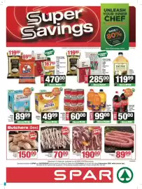 Spar catalogue Page 1: Frozen Brisket Class A €190,00, Frozen Chicken Thighs €150,00
