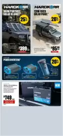 SuperCheap Auto catalogue Page 33: Hardkorr 120W Fixed Solar Panel €95,99, Hardkorr 300W Portable Solar Blanket €399,00