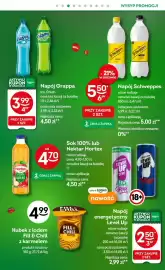 Żabka gazetka Strona 22: Napój Schweppes €5,50, Napój Grappa Ice, Green €3,99