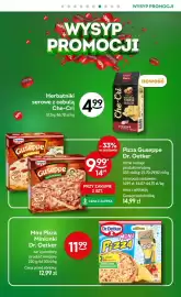 Żabka gazetka Strona 26: Pizza Guseppe Dr.Oetker €9,99, Herbatniki serowe z cebulą Che-Cri €4,99