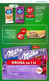 Żabka gazetka Strona 28: Rurki waflowe Happy Swing €3,99, Wafle Familijne Klasyczne €4,99