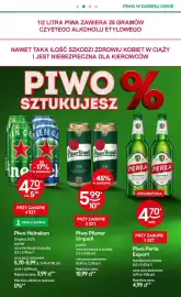 Żabka gazetka Strona 39: Piwo Heineken Original 0,0% €4,70, Piwo Perła Export €4,99