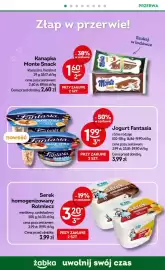 Żabka gazetka Strona 46: Jogurt Fantasia €1,99, Serek homogenizowany Rolmlec €3,20