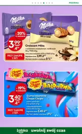 Żabka gazetka Strona 50: Croissant Milka €3,99, Guma balonowa Chupa Chups €3,40