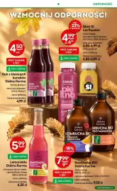 Żabka gazetka Strona 54: Sok z kiszonych buraków Dobra Karma €4,50, Lemoniada Dobra Karma €5,99